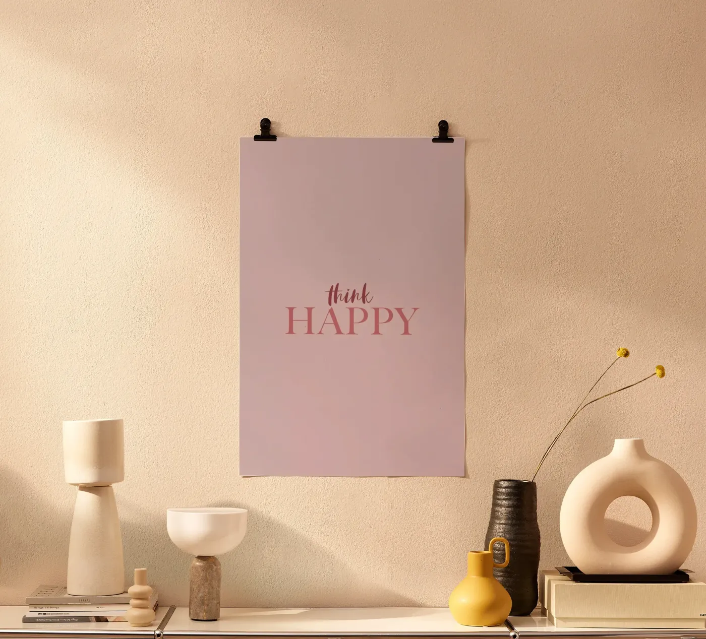 Think Happy poster da Ayleen