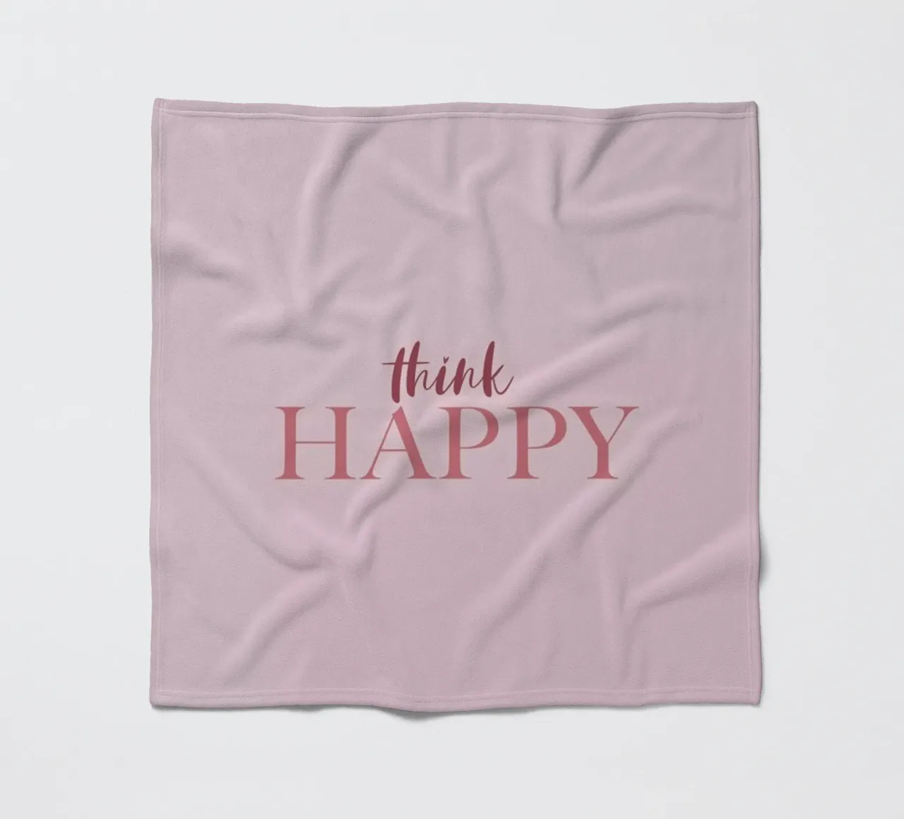 Think Happy coperta in pile da Ayleen