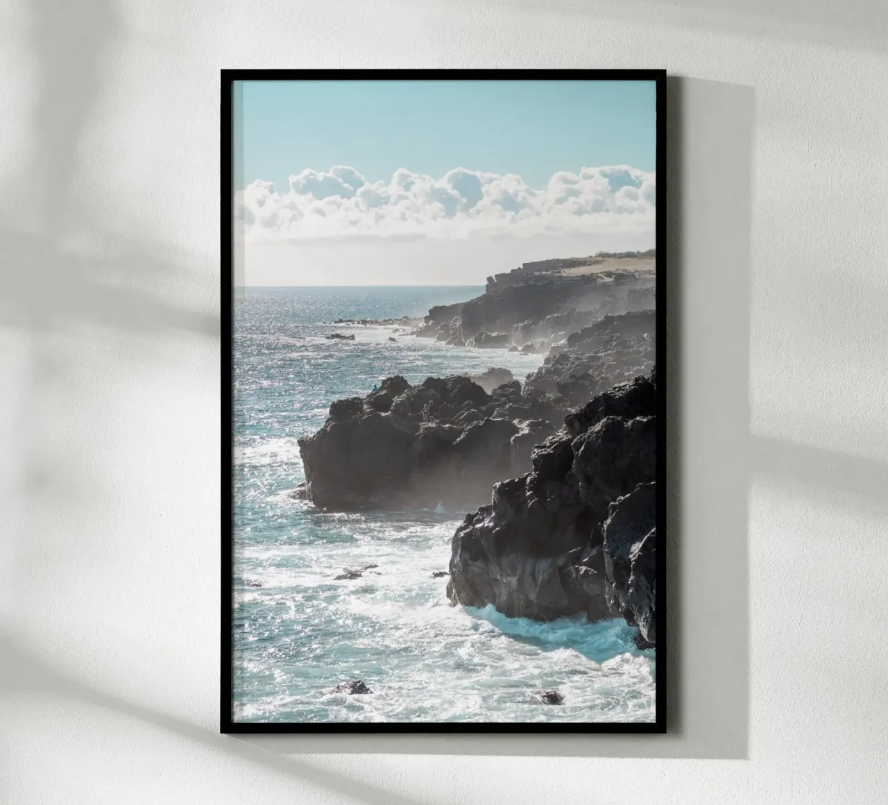 Blaue Küste - Insel La Réunion Poster von Léa Lefebvre Photography