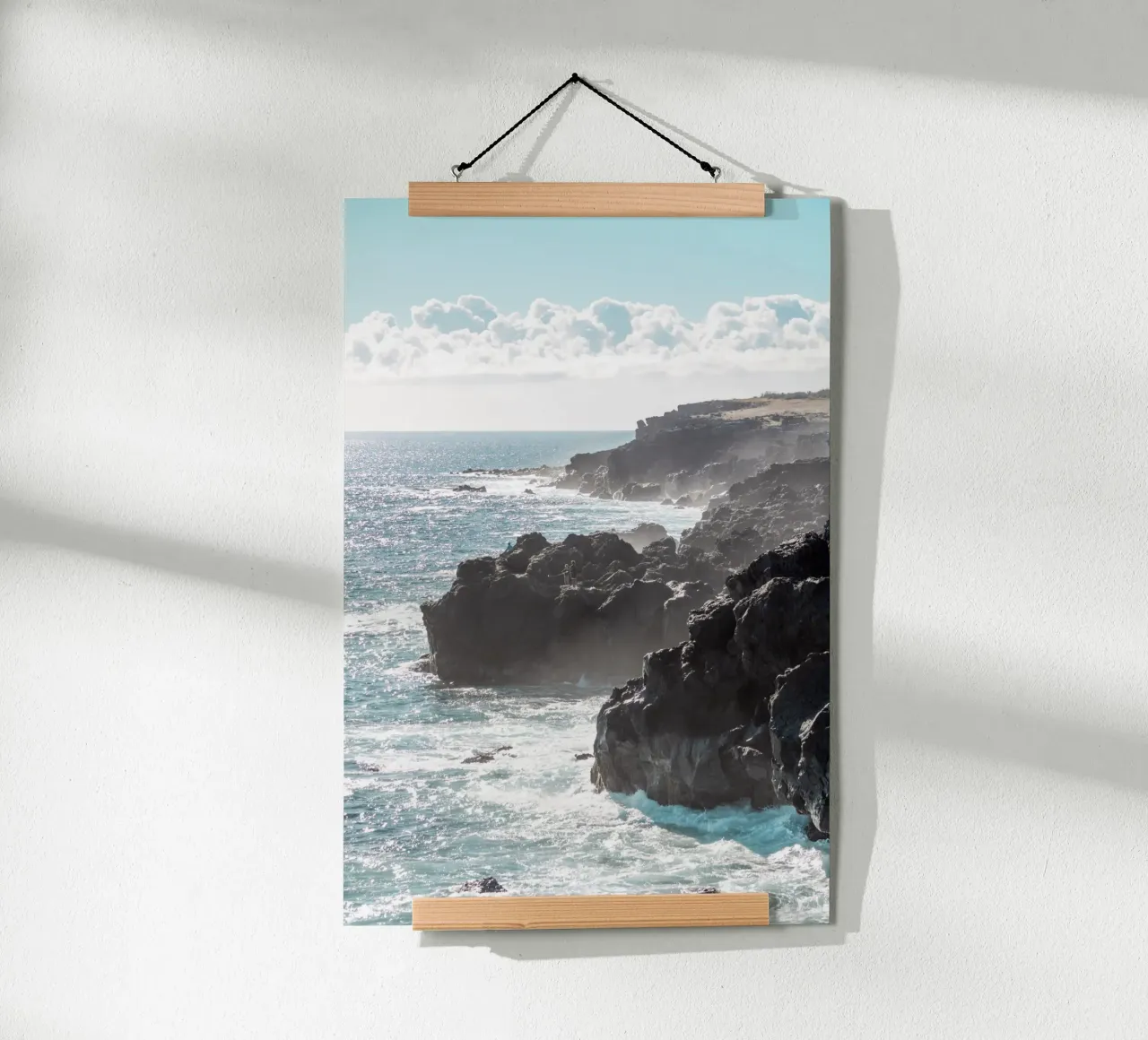 Blaue Küste - Insel La Réunion Poster von Léa Lefebvre Photography