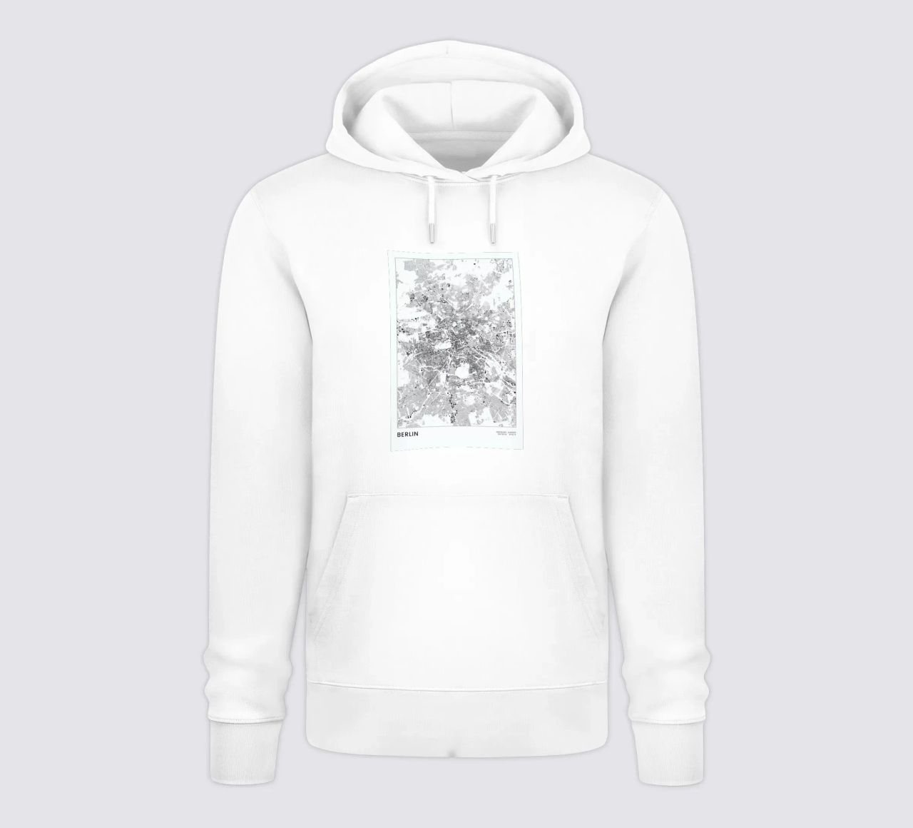 Berlin Map felpa con cappuccio da The Cartography Collection