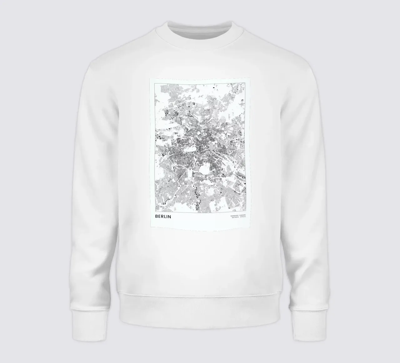 Berlin Map sweatshirt by The Cartography Collection