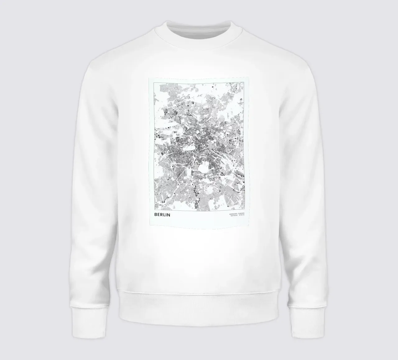 Berlin Map sweatshirt by The Cartography Collection