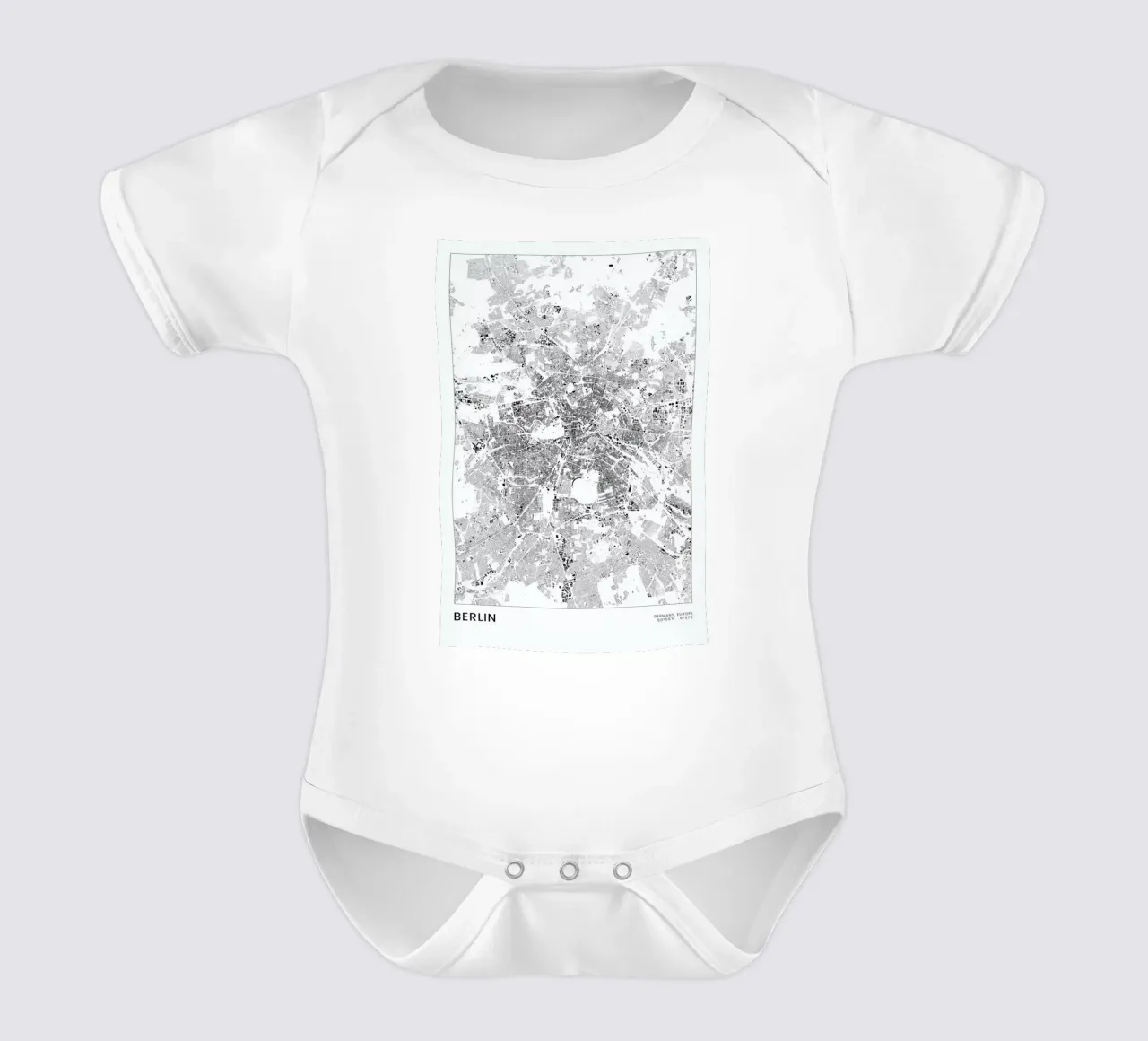 Berlin Map body bébé de The Cartography Collection