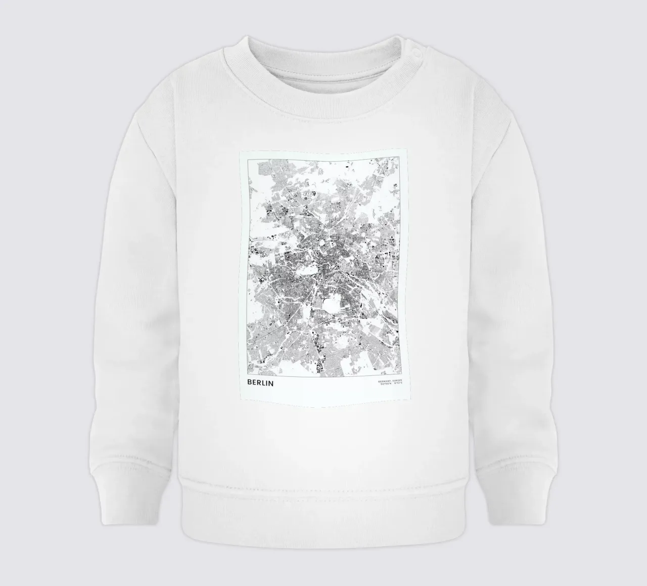 Berlin Map felpa neonato da The Cartography Collection