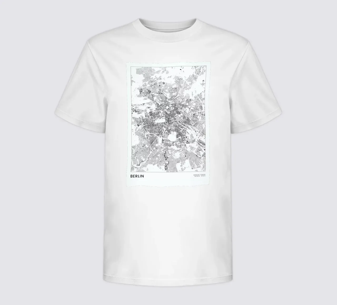 Berlin Map t-shirt bambini da The Cartography Collection
