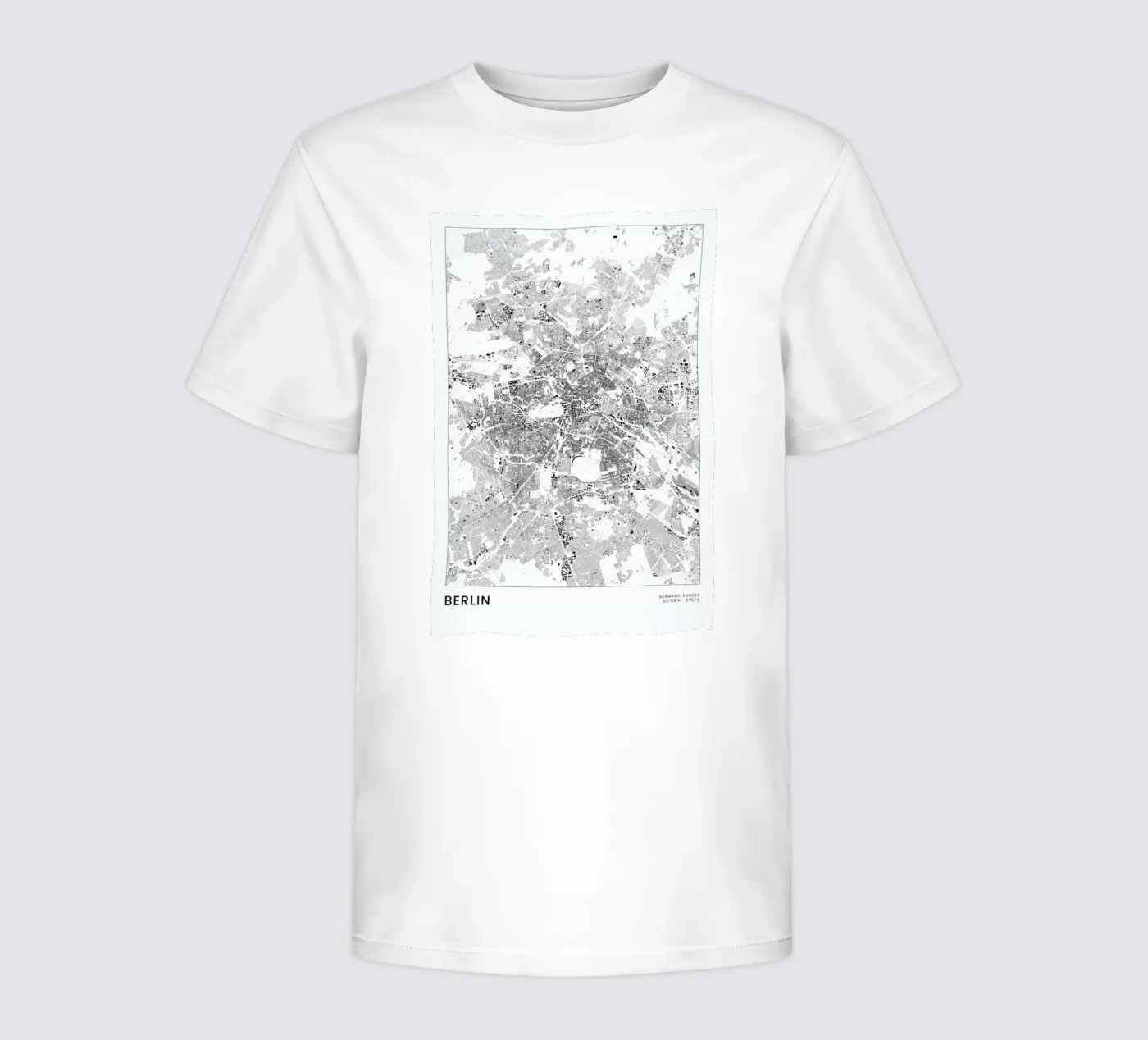 Berlin Map t-shirt bambini da The Cartography Collection