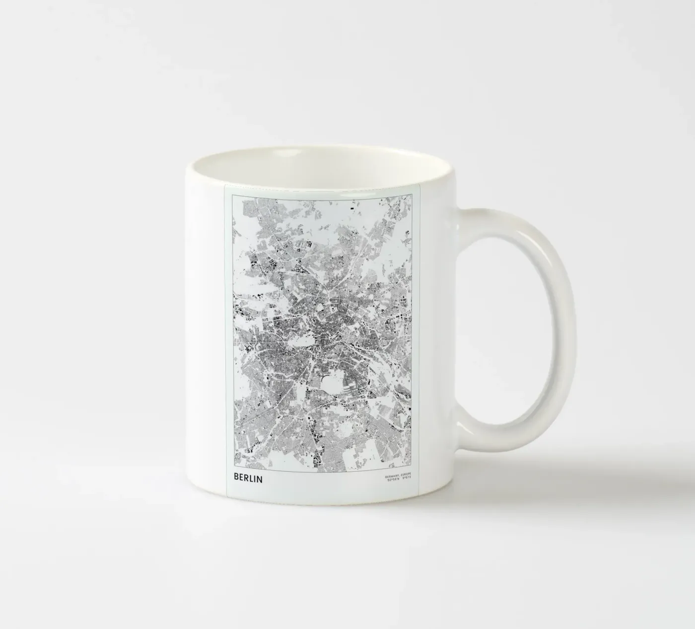Berlin Map ceramic mug by The Cartography Collection