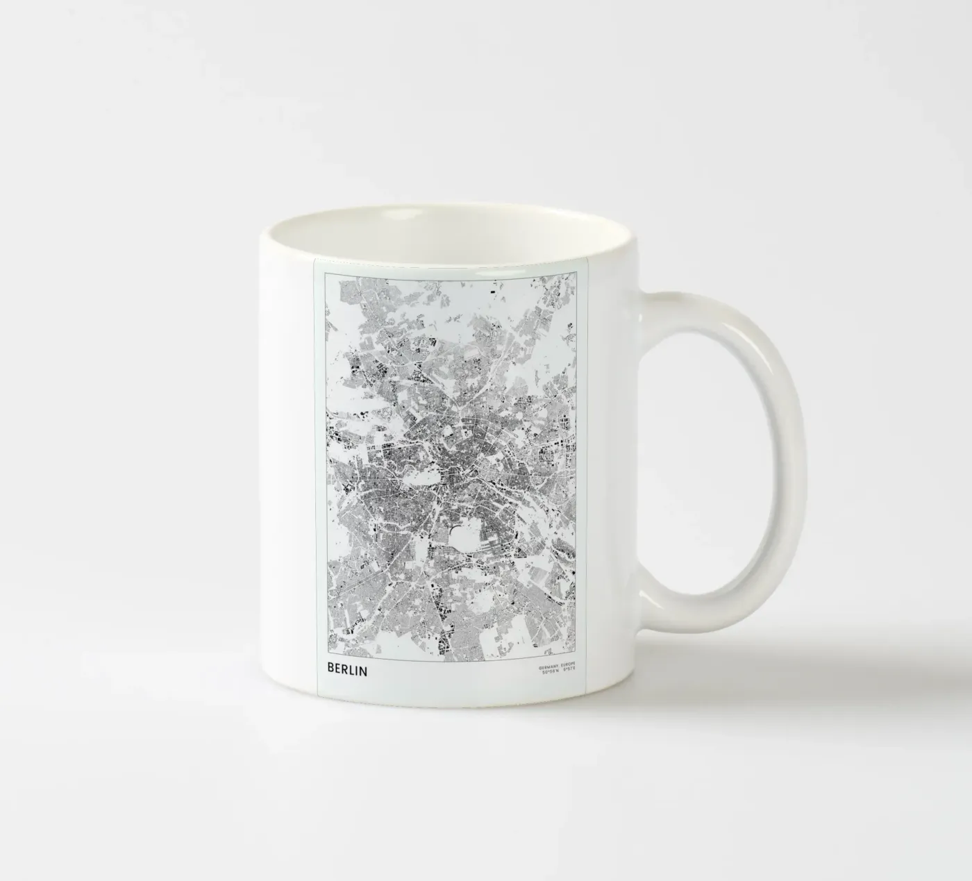 Berlin Map keramische mok van The Cartography Collection