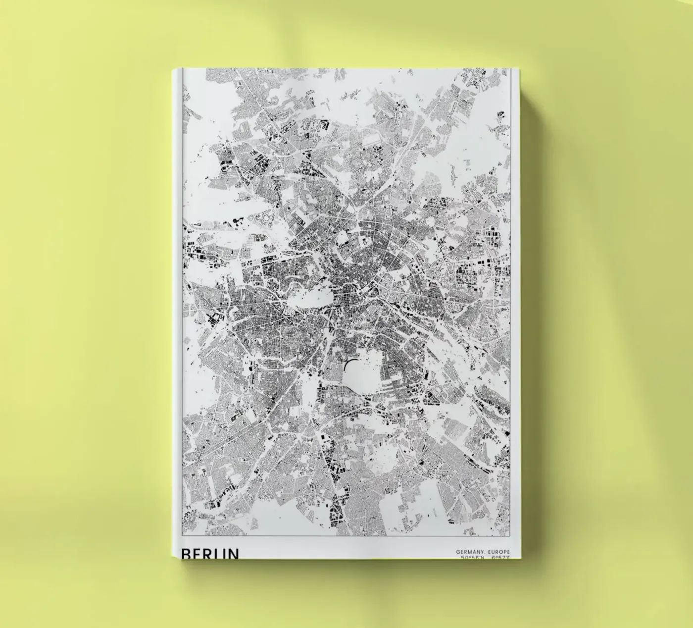 Berlin Map notebook by The Cartography Collection