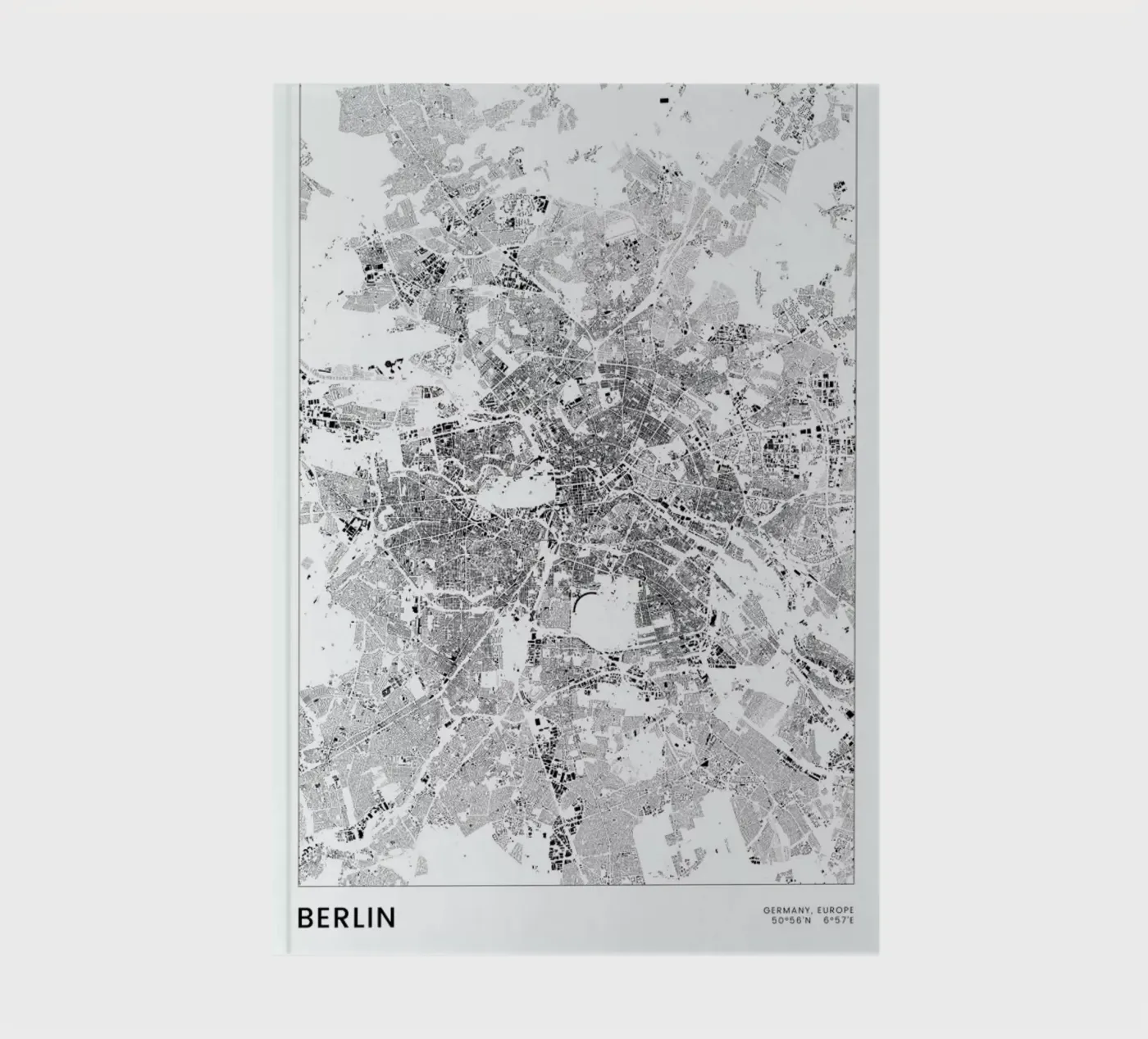 Berlin Map notebook by The Cartography Collection