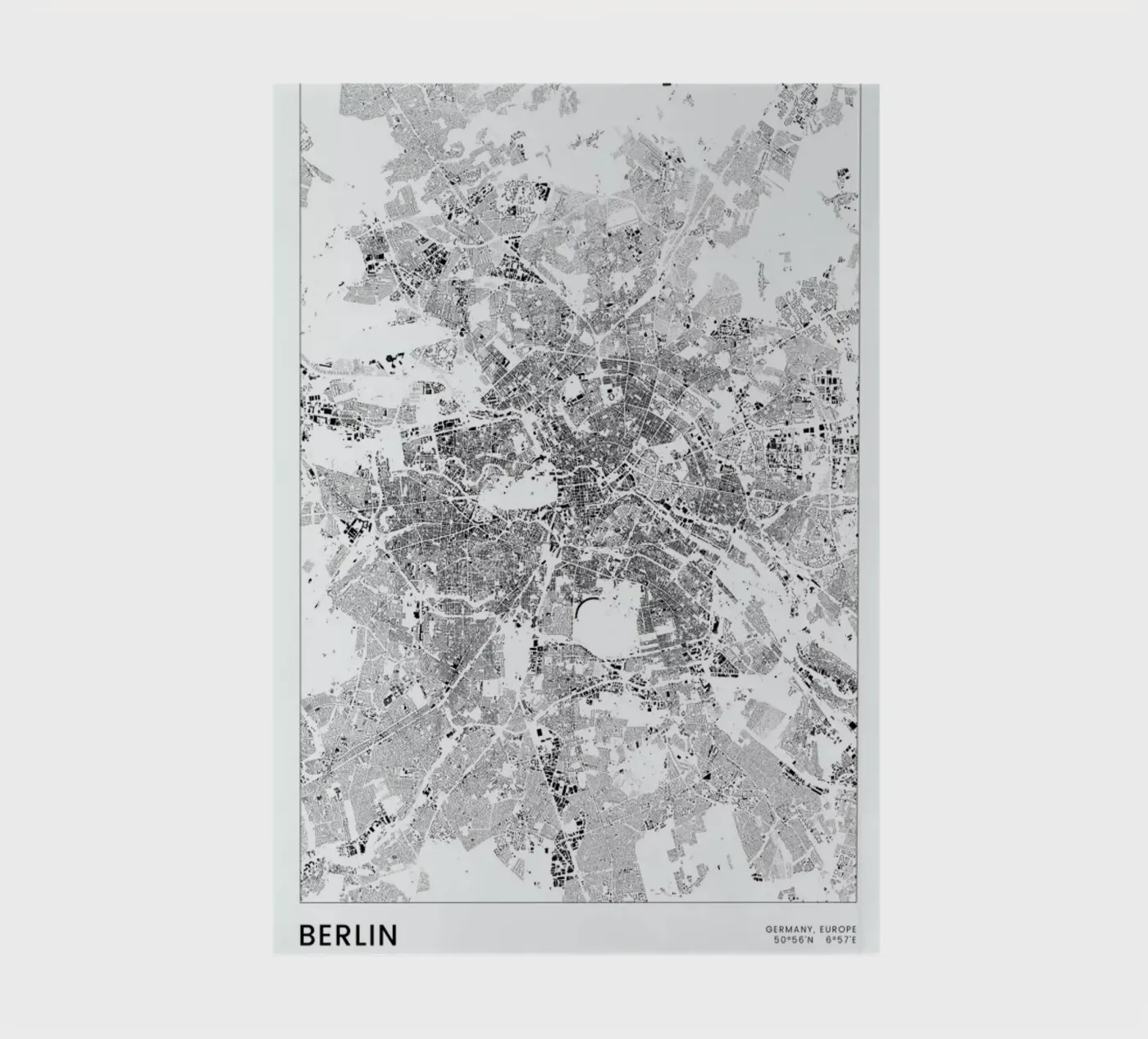 Berlin Map notebook by The Cartography Collection