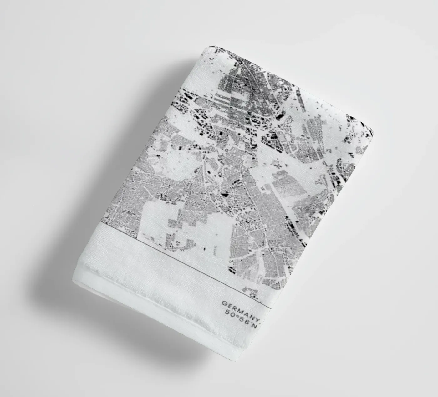Berlin Map badhanddoek van The Cartography Collection
