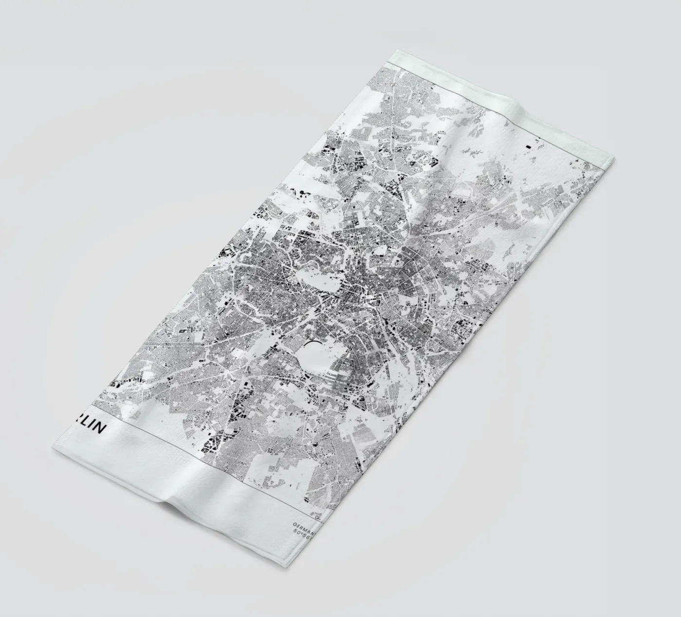 Berlin Map Strandtuch von The Cartography Collection