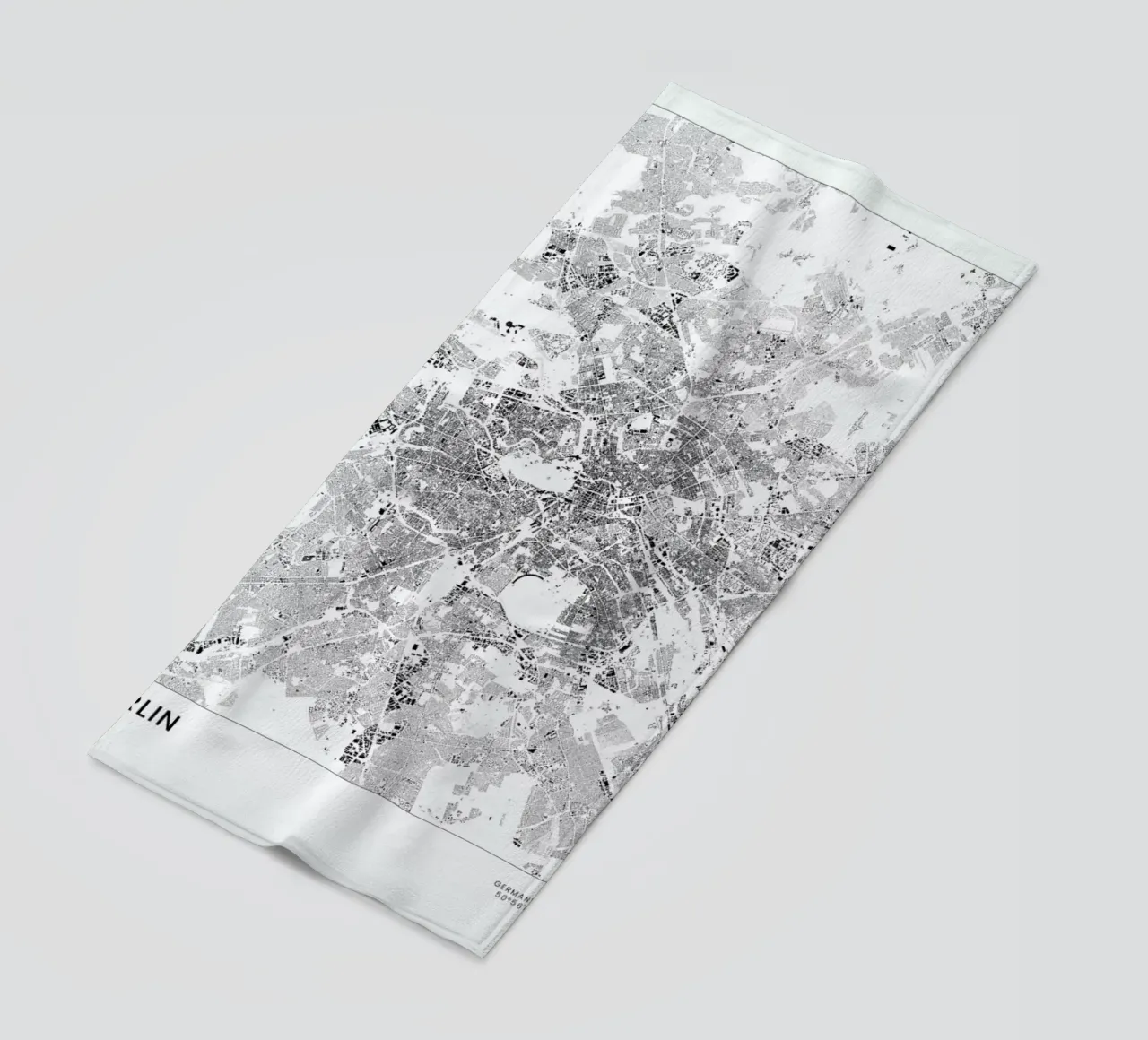 Berlin Map telo mare da The Cartography Collection