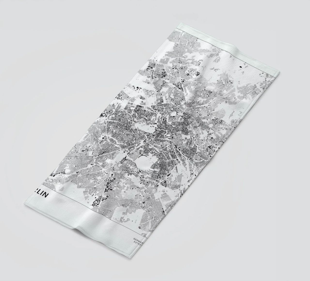 Berlin Map telo mare da The Cartography Collection