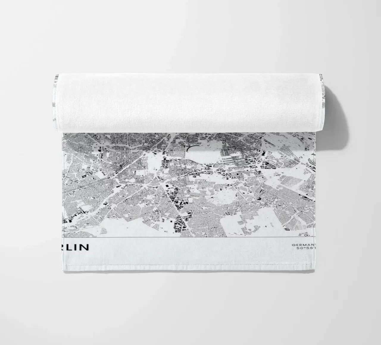 Berlin Map telo mare da The Cartography Collection