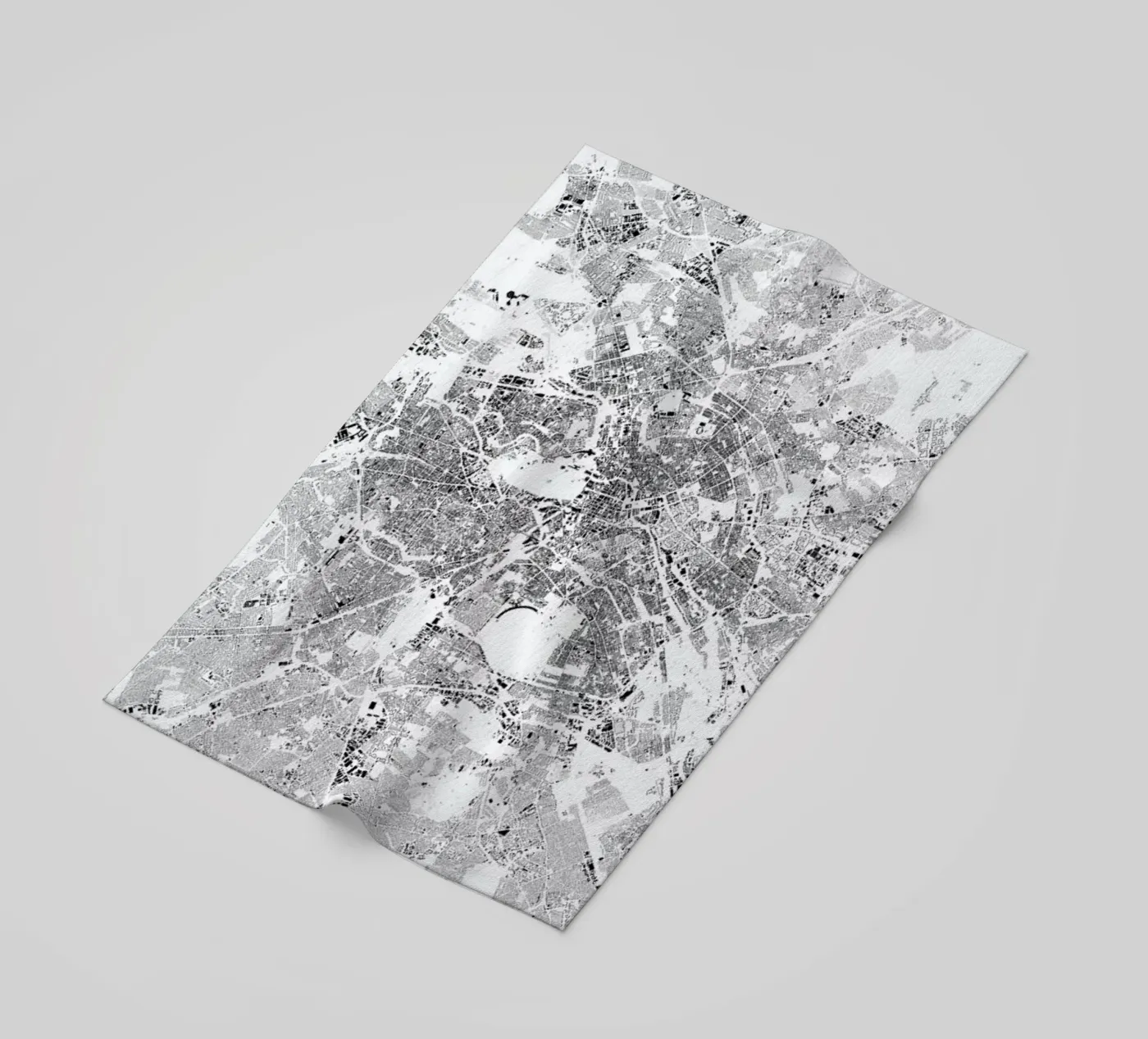 Berlin Map beach towel by The Cartography Collection