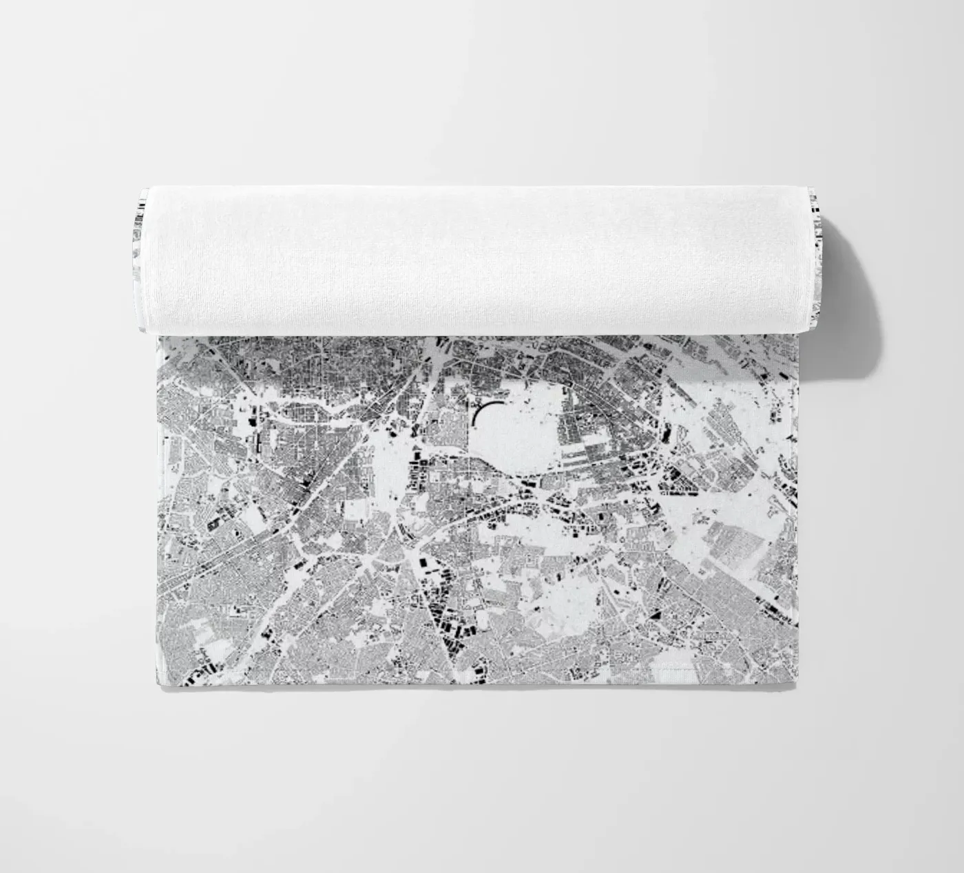 Berlin Map beach towel by The Cartography Collection