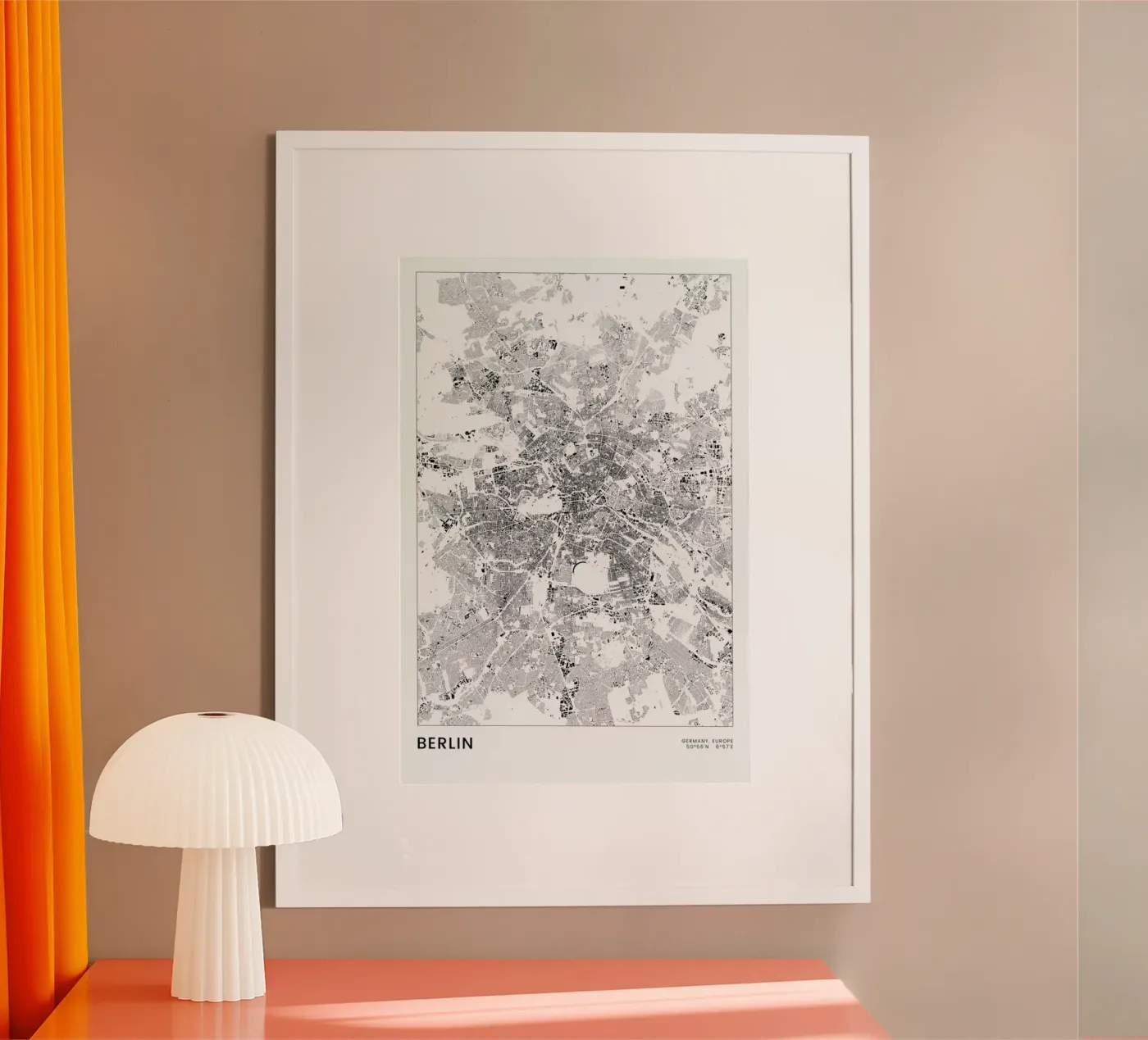 Berlin Map poster da The Cartography Collection