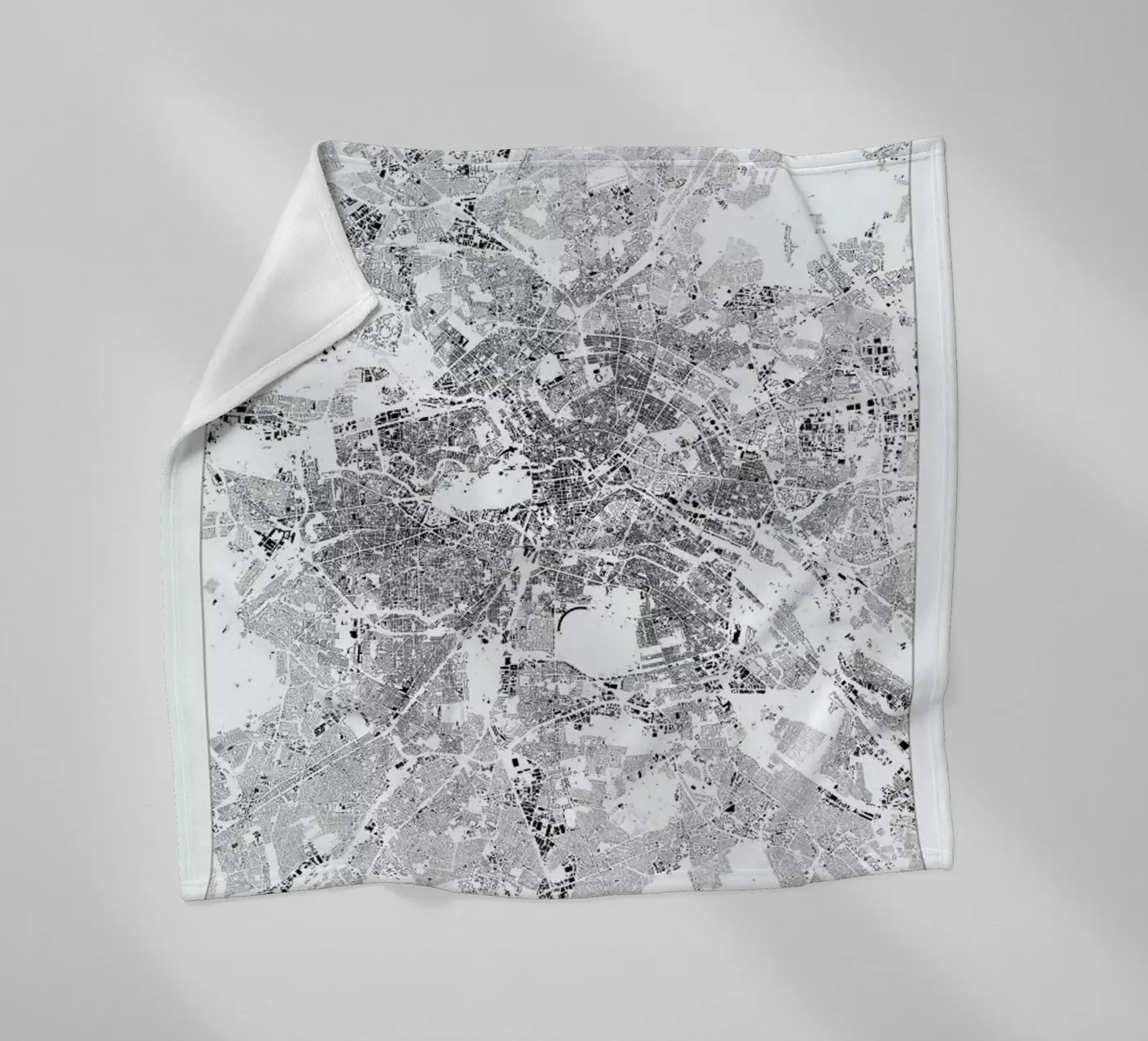 Berlin Map fleecedeken van The Cartography Collection