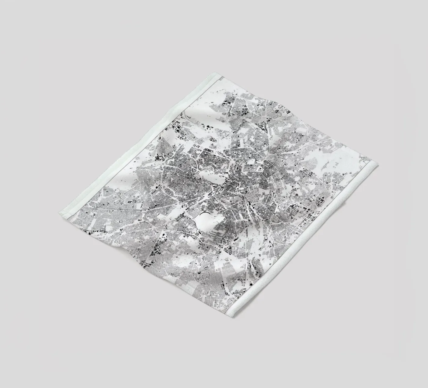 Berlin Map fleecedeken van The Cartography Collection