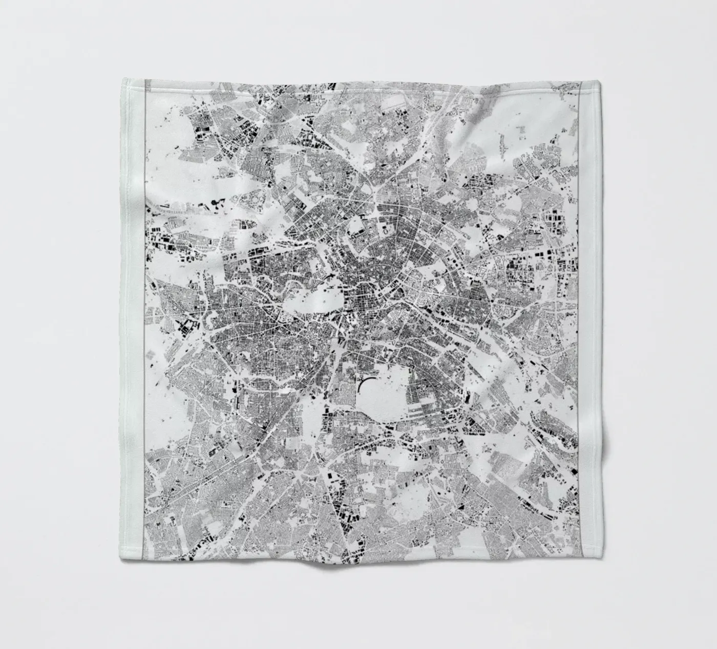 Berlin Map fleecedeken van The Cartography Collection