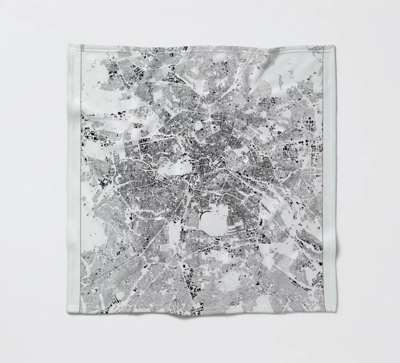 Berlin Map fleecedeken van The Cartography Collection