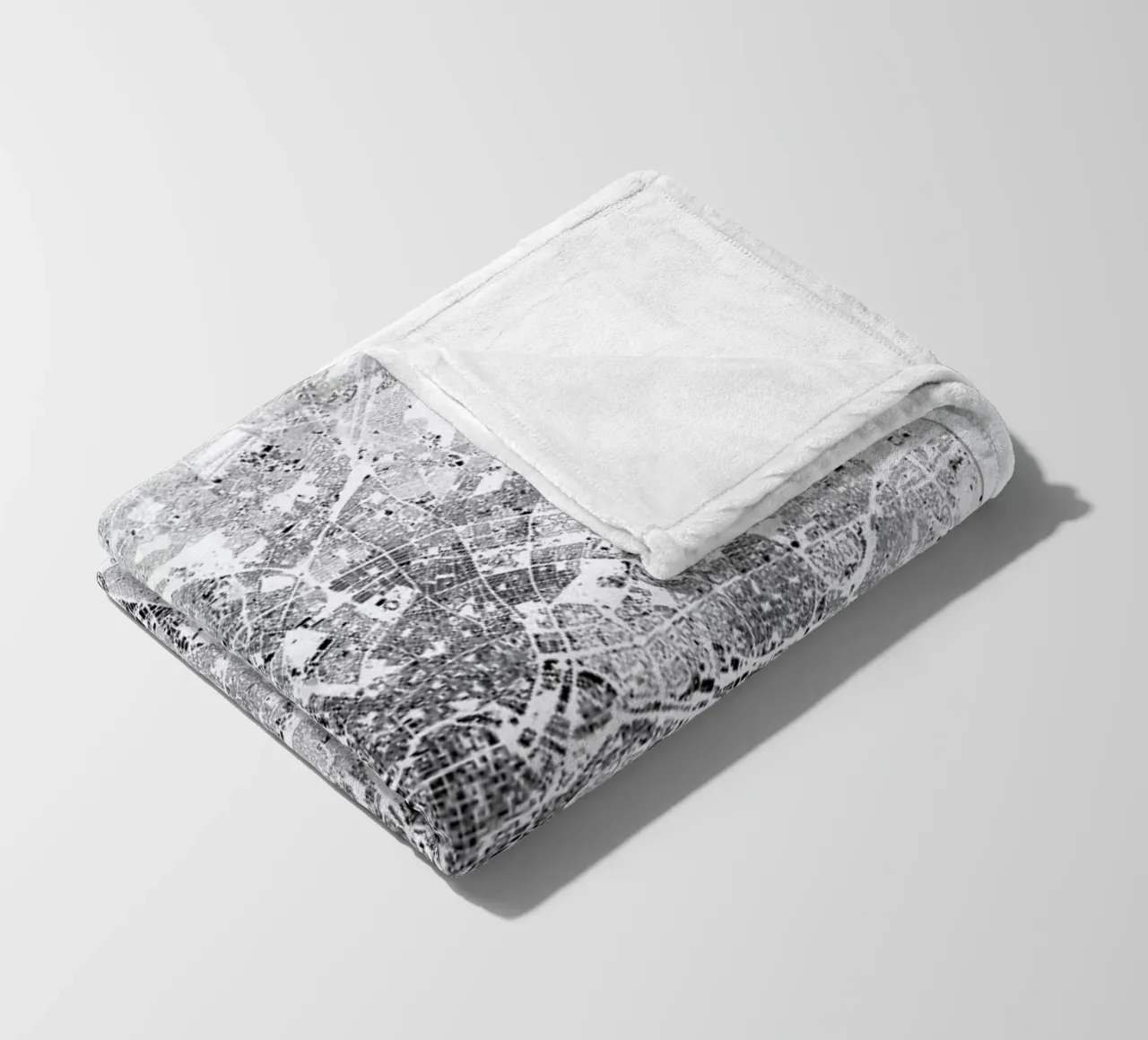 Berlin Map coperta in pile da The Cartography Collection