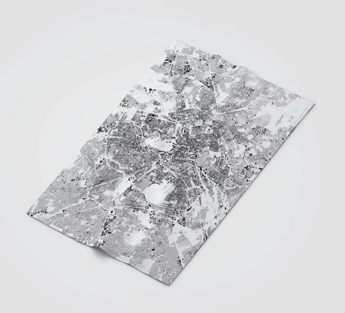 Berlin Map fleecedeken van The Cartography Collection