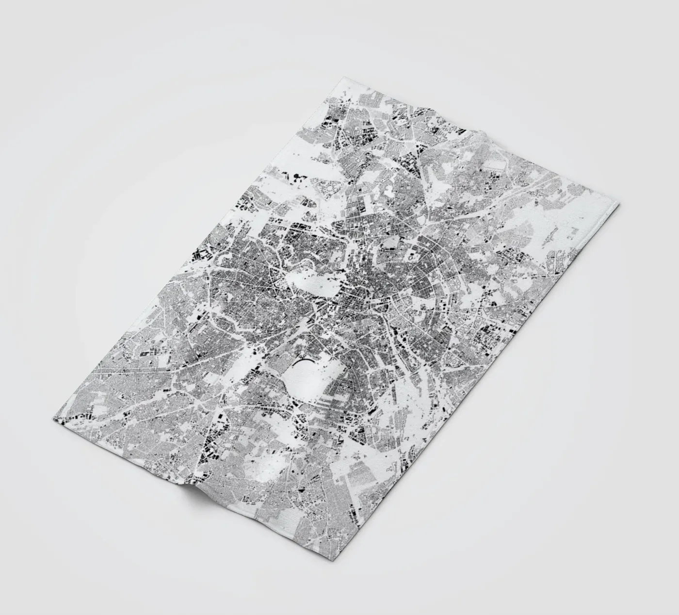 Berlin Map fleecedeken van The Cartography Collection