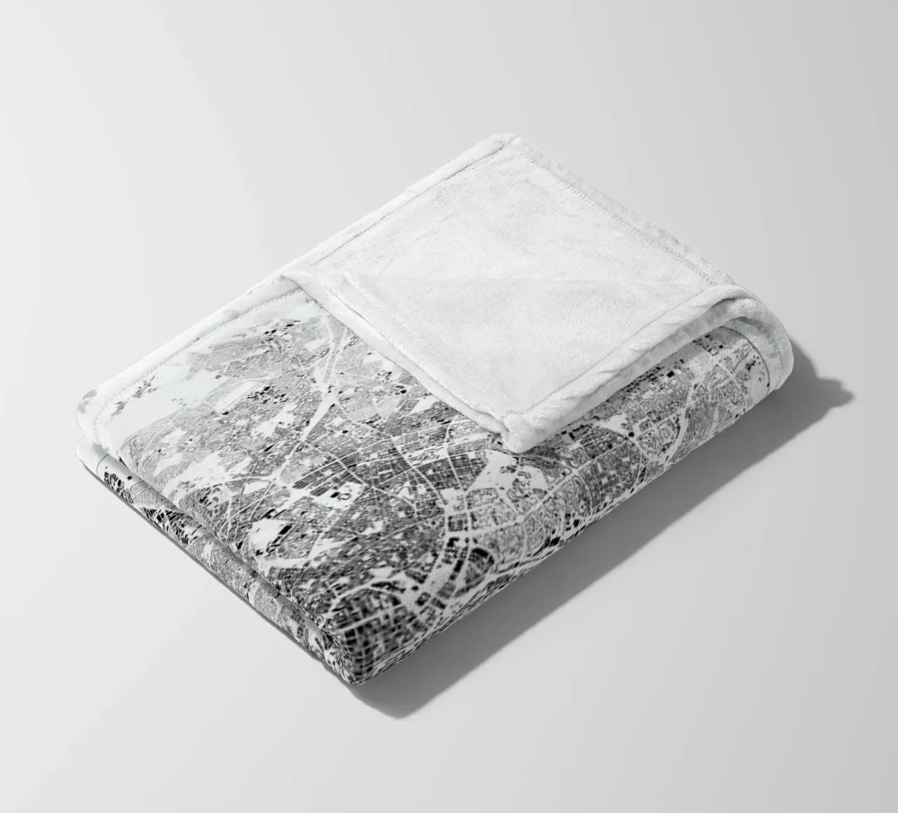 Berlin Map coperta in pile da The Cartography Collection