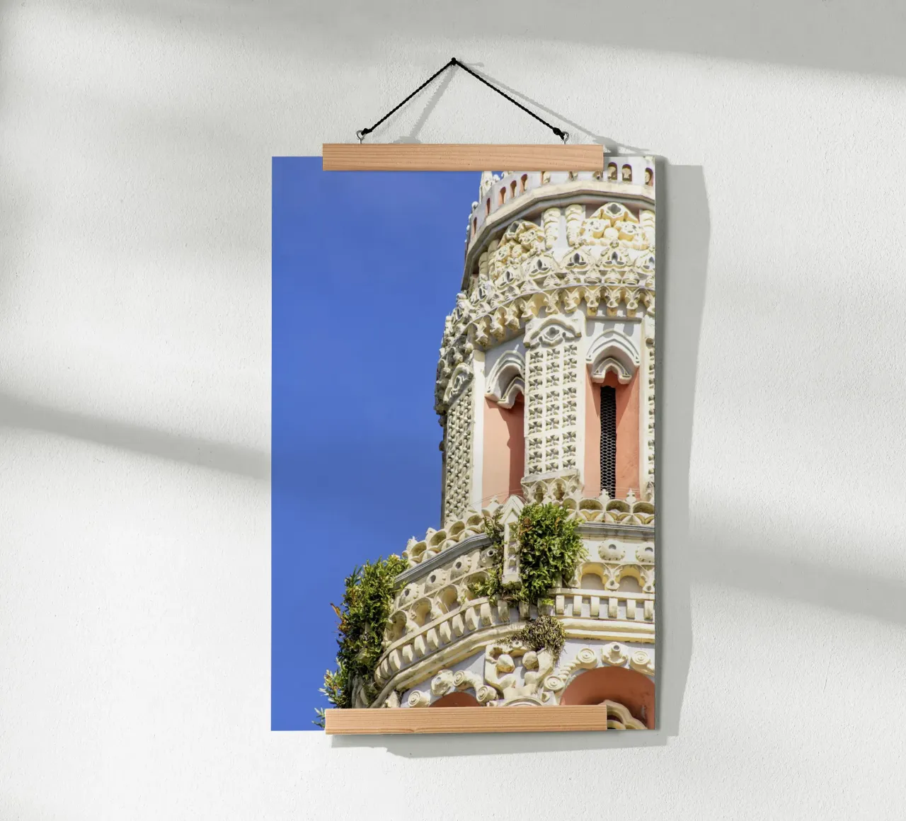 Chiesa nell'Isola della Riunione poster con telaio in plastica da Léa Lefebvre Photography