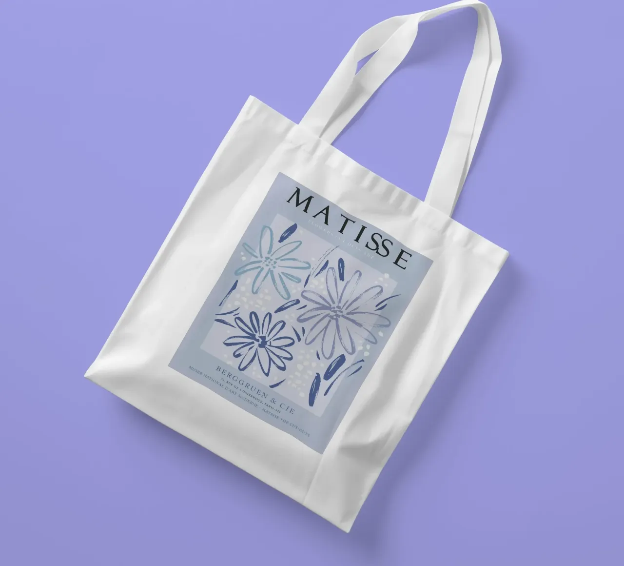 Henri Matisse - Blue Exhibition 2 Jutebeutel von Perdana shop