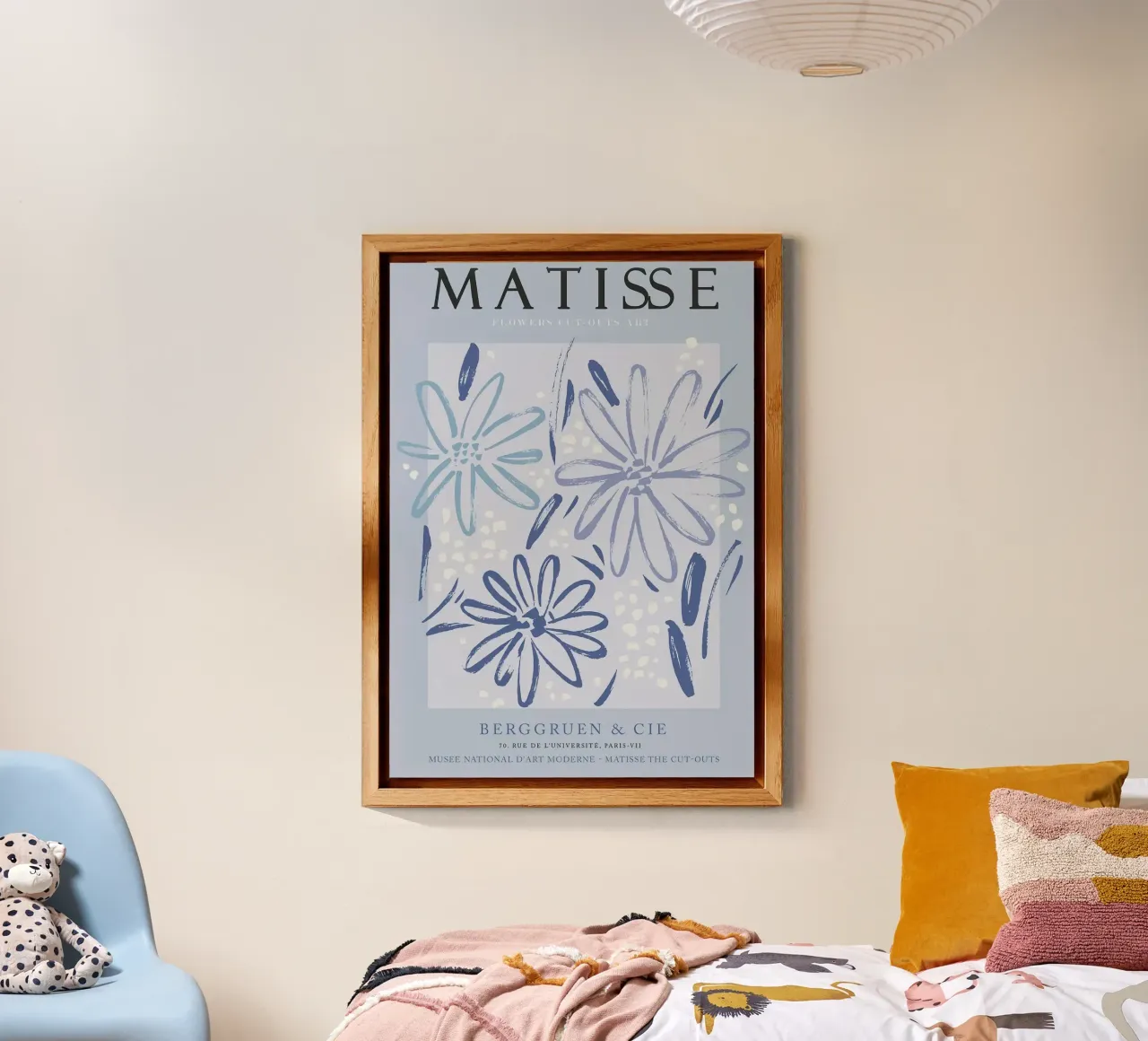 Henri Matisse - Mostra Blu 2 alluminio dibond da Perdana shop
