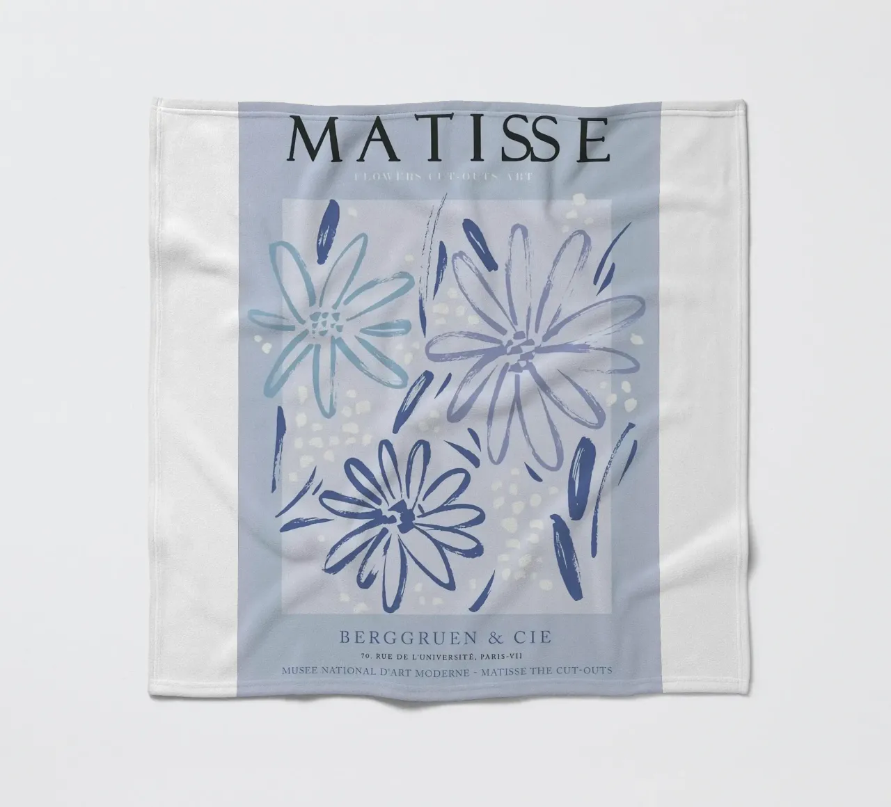 Henri Matisse - Mostra Blu 2 coperta in pile da Perdana shop