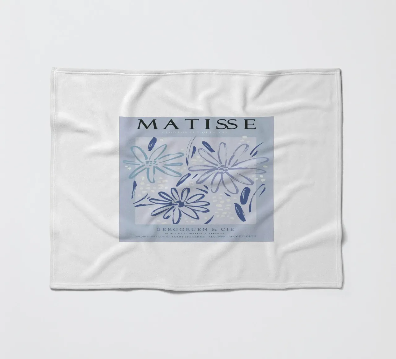 Henri Matisse - Mostra Blu 2 coperta in pile da Perdana shop