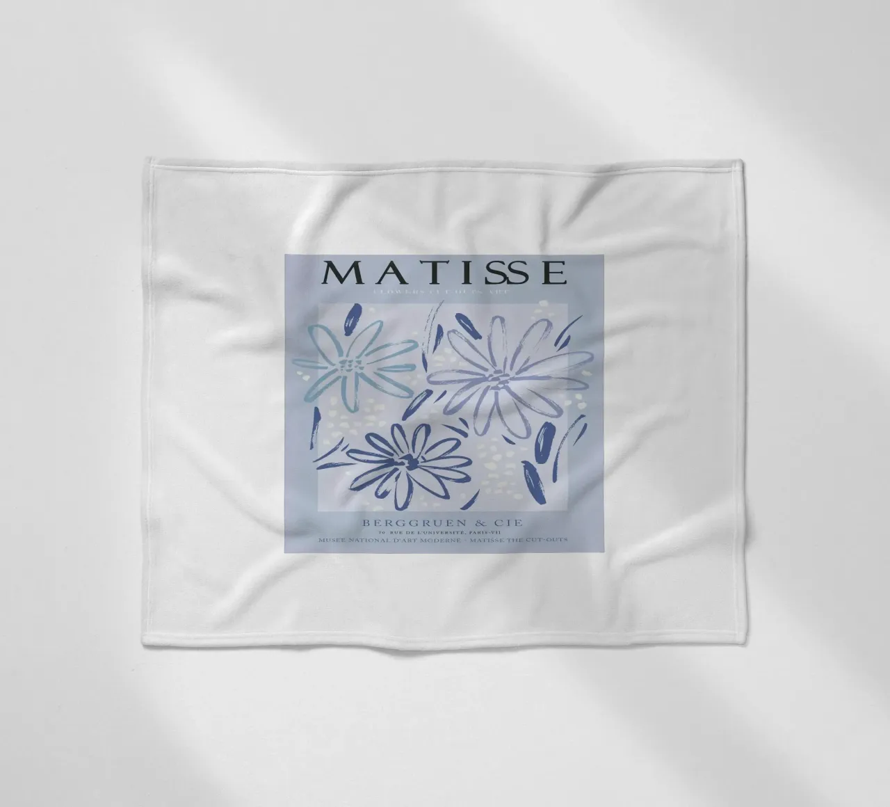 Henri Matisse - Mostra Blu 2 coperta in pile da Perdana shop