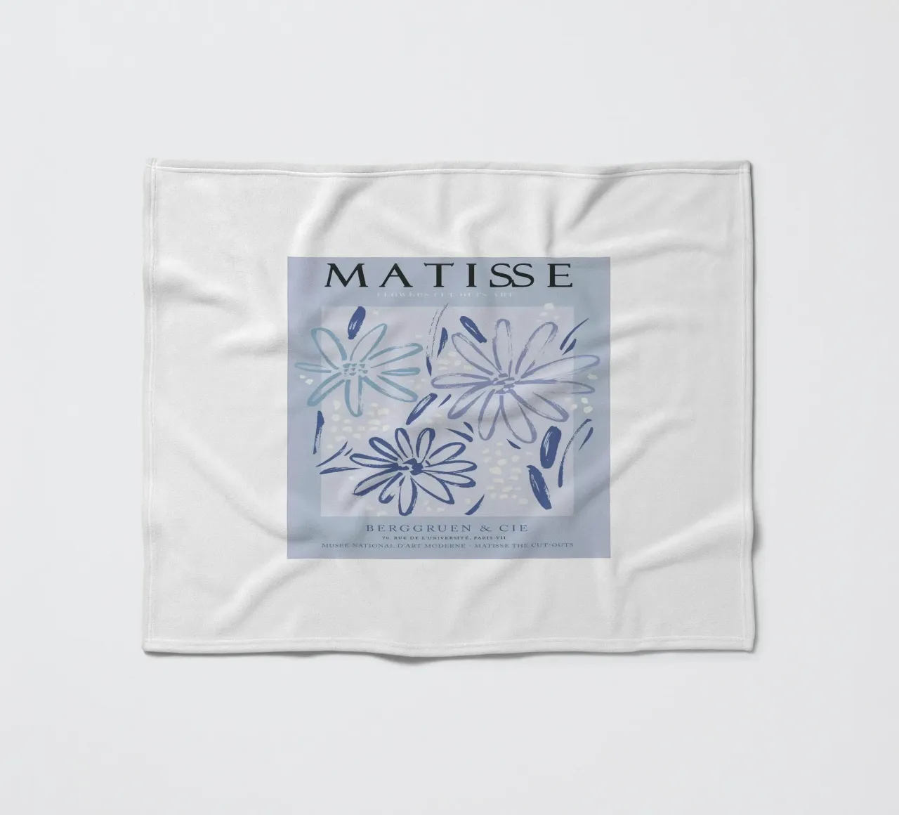 Henri Matisse - Mostra Blu 2 coperta in pile da Perdana shop