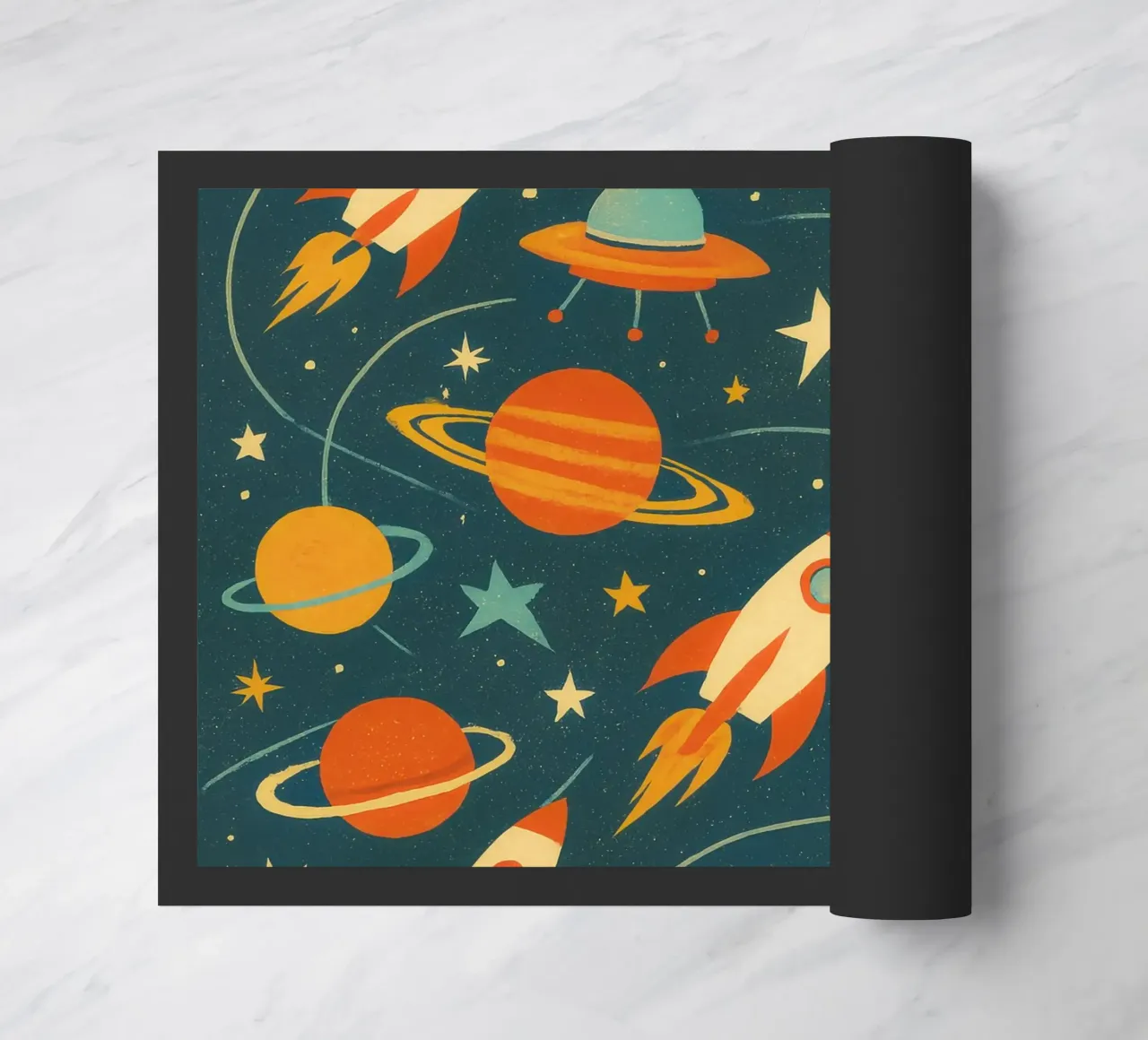 Intergalactic Adventure doormat by TDPosters