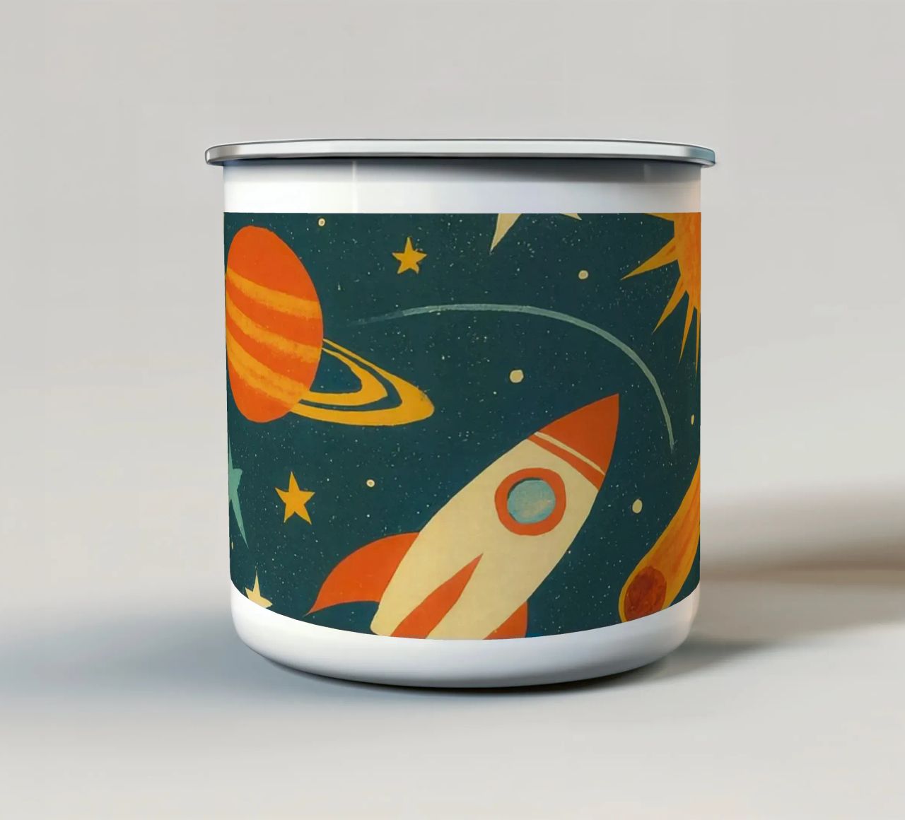 Avventura intergalattica tazza in smalto da TDPosters