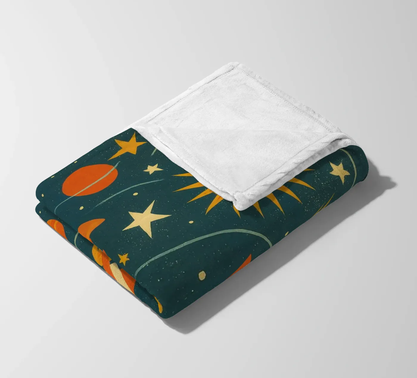 Intergalactic Adventure fleece blanket by TDPosters