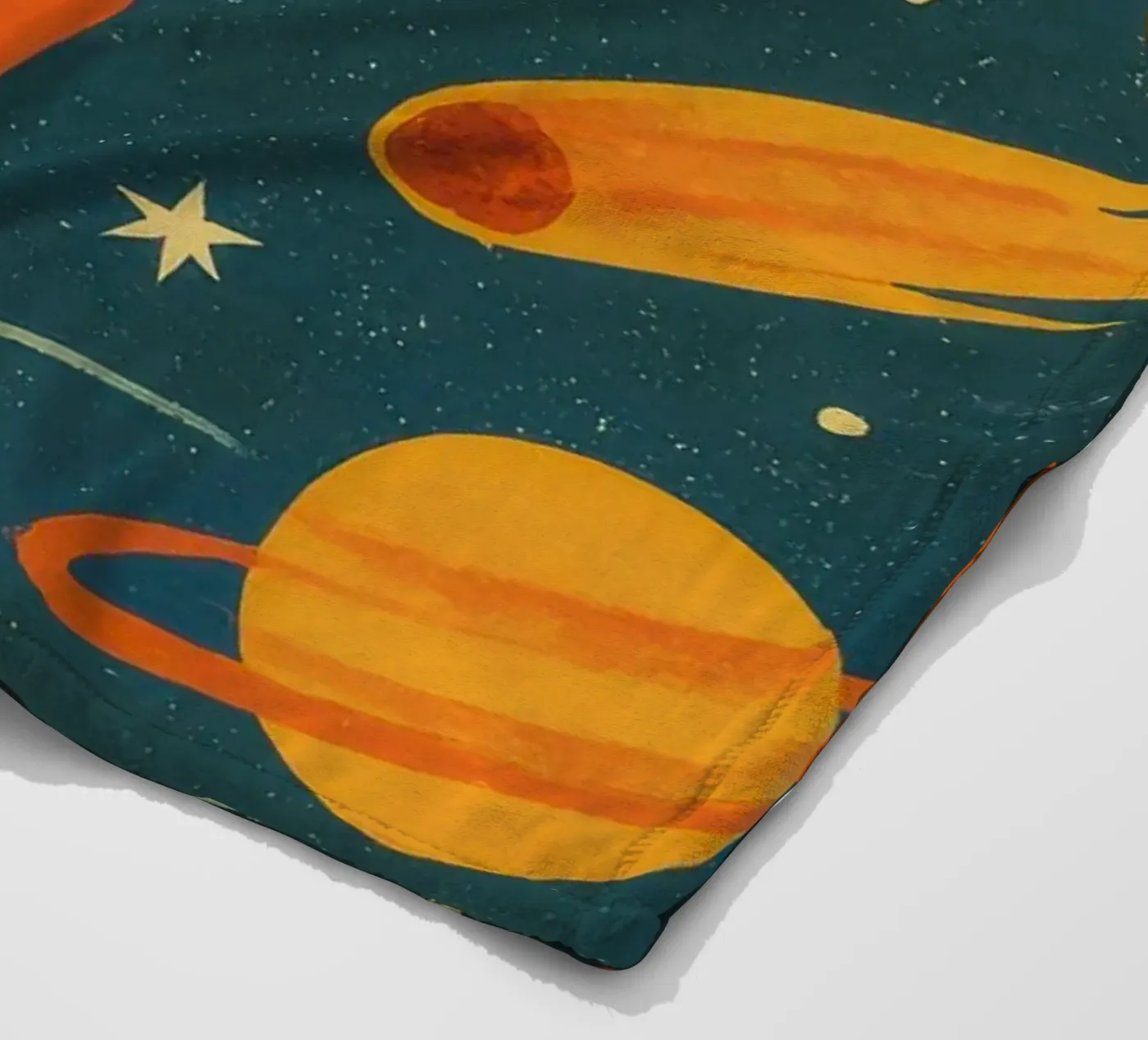 Intergalactic Adventure fleece blanket by TDPosters