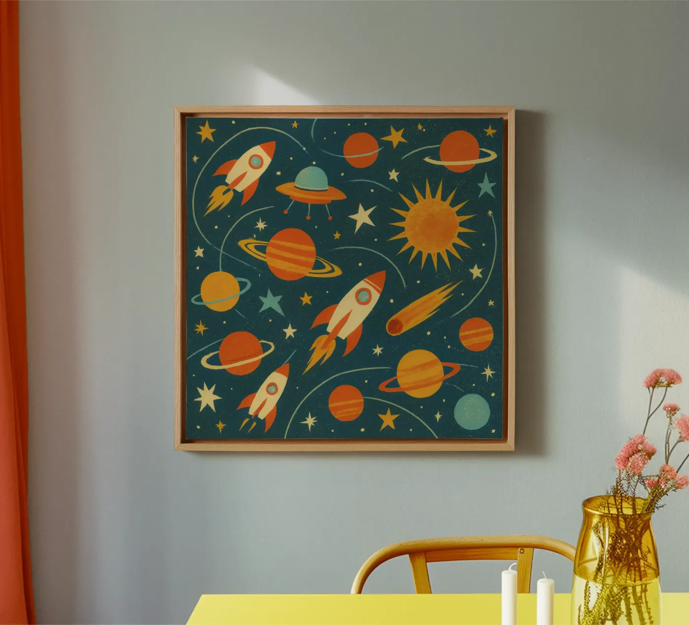 Intergalactic Adventure canvas by TDPosters