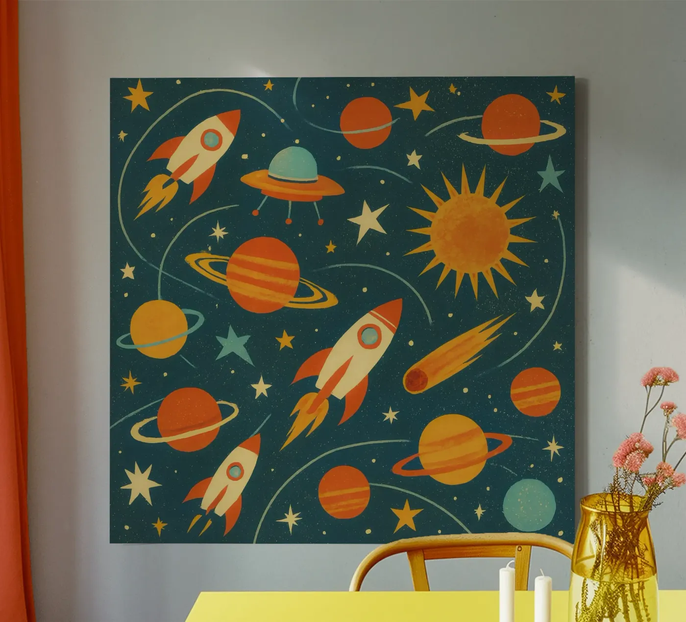 Intergalactic Adventure canvas by TDPosters
