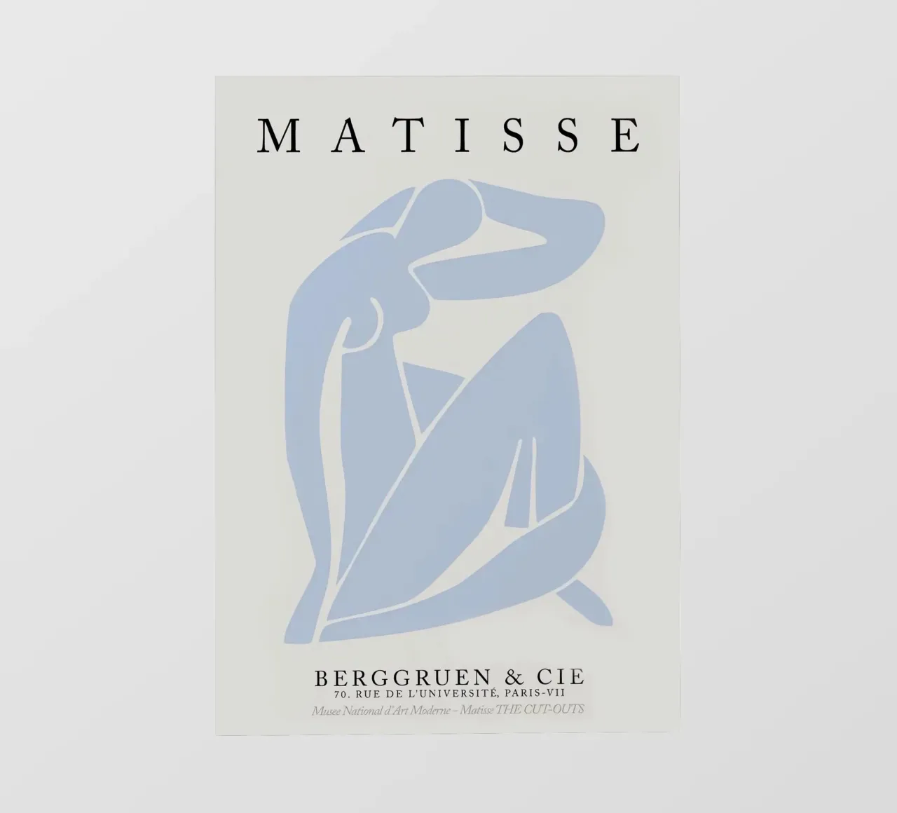 Henri Matisse - Mostra Blu 3 pellicola backlit da Perdana shop