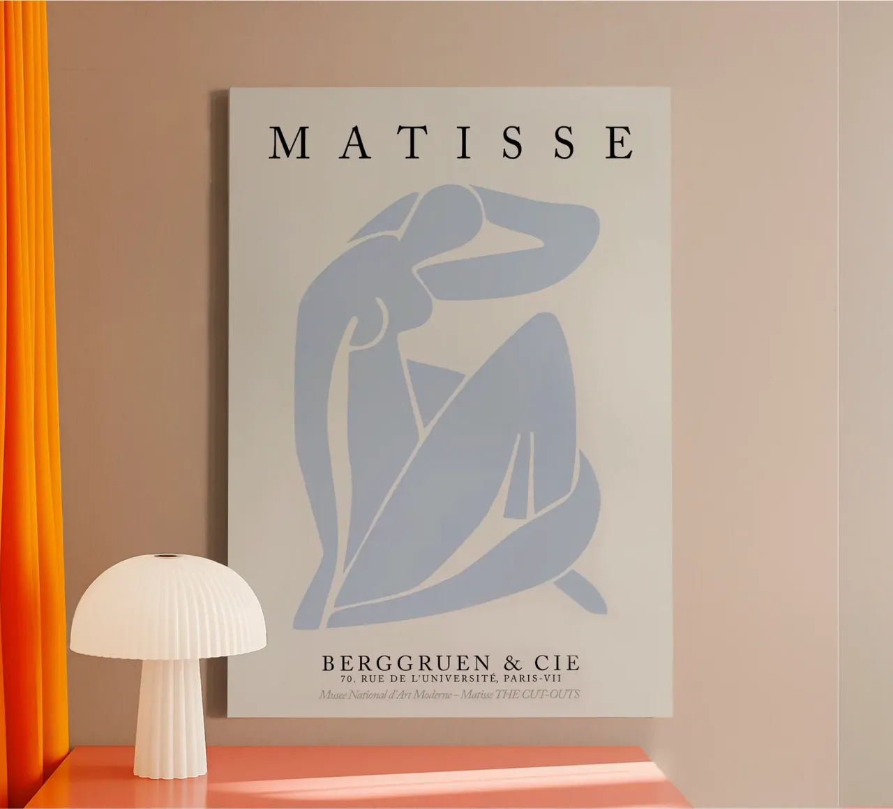 Henri Matisse - Mostra Blu 3 tela con Cornice a cassetta da Perdana shop