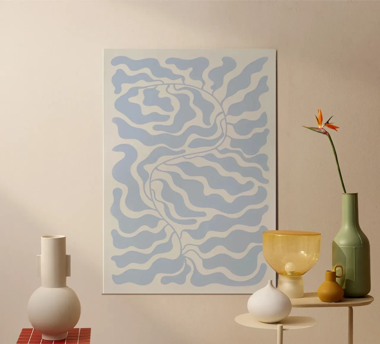 Mostra Henri Matisse Blue 4 poster con telaio in alluminio da Perdana shop