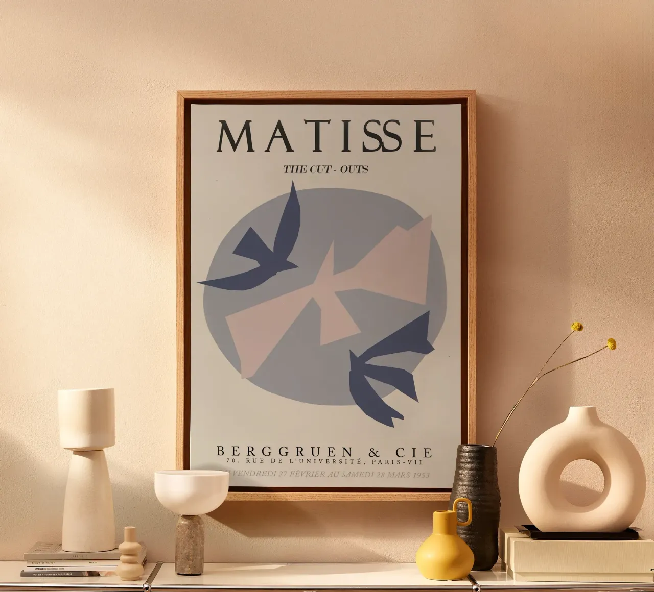 Berggruen And Cie - Henri Matisse tela con Cornice a cassetta da Perdana shop