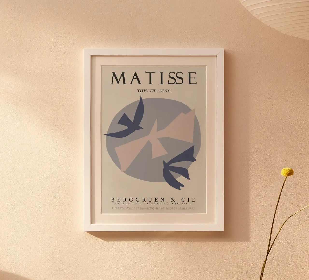 Berggruen And Cie - Henri Matisse poster con telaio in alluminio da Perdana shop
